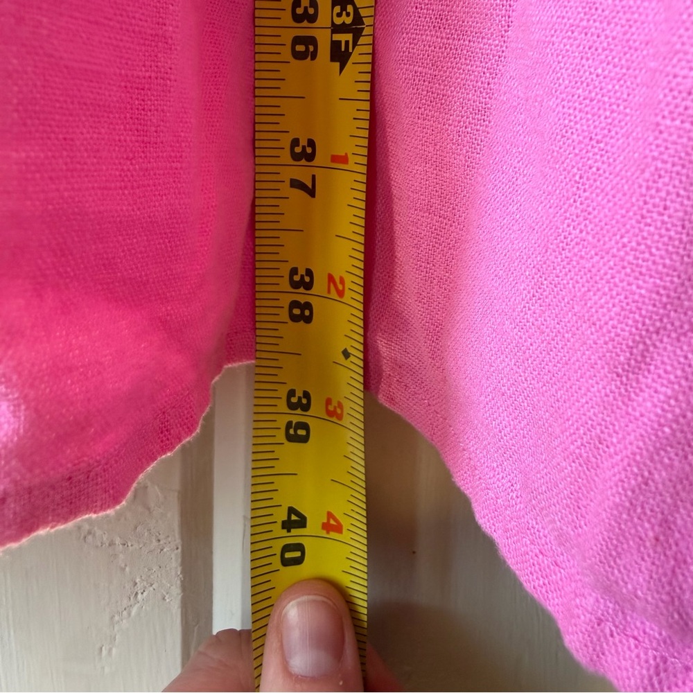 Ava & Viv Beautiful Vibrant Pink Midi Dress w/ Ruffled Neckline, Size XXL, NWT - Picture 8 of 11
